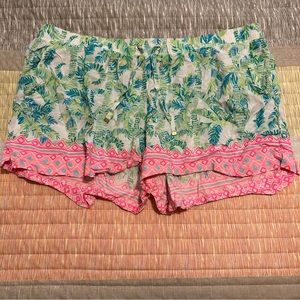 Lilly Pulitzer pull on shorts EUC